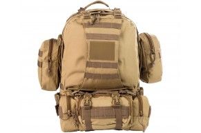 Рюкзак тактический Brave Hunter BS261 (50 л, Хаки, waterproof)
