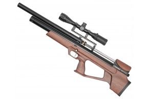 Пневматическая винтовка Alfa Dobermann Буллпап 6.35 мм (550 мм, полнотел, дерево, передний взвод)