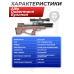 Пневматическая винтовка Alfa Dobermann Буллпап 6.35 мм (350 мм, полигональные нарезы, дерево, передний взвод)