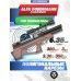 Пневматическая винтовка Alfa Dobermann Буллпап 6.35 мм (350 мм, полигональные нарезы, дерево, передний взвод)