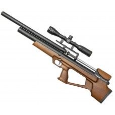 Пневматическая винтовка Alfa Dobermann Буллпап 6.35 мм (600 мм, полигональные нарезы, дерево, передний взвод)
