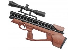 Пневматическая винтовка Alfa Dobermann Буллпап 5.5 мм (250 мм, стандартные нарезы, дерево, задний взвод)