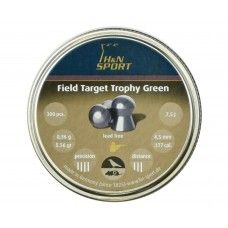 Пули пневматические H&N Field Target Trophy Green 4.5 мм (0.36 г, 300 шт)