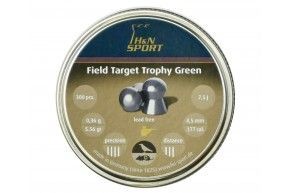 Пули пневматические H&N Field Target Trophy Green 4.5 мм (0.36 г, 300 шт)