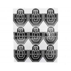 Набор наклеек для мишеней Shootman (9 шт, силуэт)