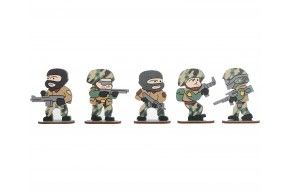 Комплект мишеней Arma toys солдаты (5 шт, окрашенные, AT014S)