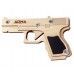 Резинкострел Arma toys пистолет Glock (макет, Compact, ATL001)
