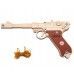 Резинкострел Arma toys пистолет Люгер (макет, Luger Parabellum P08, AT024)