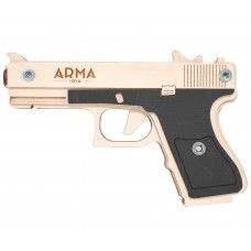 Резинкострел Arma toys пистолет Glock Light (макет, Глок 26, AT027, окрашенный)