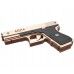Резинкострел Arma toys пистолет Glock Light (макет, Глок 26, AT027, окрашенный)