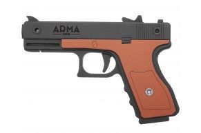 Резинкострел Arma toys пистолет Glock (макет, AT013K, окрашенный)