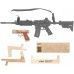 Набор резинкострелов Arma toys Спецназ ФБР 2 (винтовка M4, пистолет Глок, AT510)