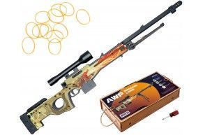 Резинкострел Arma toys винтовка AWP (Dragon Lore, AT017DL, L96)