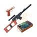 Набор резинкострелов Arma toys Спецназ ГРУ (пистолет Glock, винтовка ВСС Винторез, AT9213)