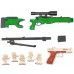 Набор резинкострелов Arma toys Спецназ полиции (винтовка AWP, пистолет Глок, AT910)