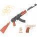 Набор резинкострелов Arma toys Красная угроза 2 (АК-47, ПМ, окрашенный, AT902b)