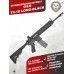 Страйкбольный автомат G&G T4-18 Long Black (6 мм, HK416)