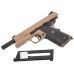Страйкбольный пистолет KJW Colt M1911A1 M.E.U. (6 мм, GBB, CO2, Tan)