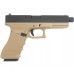 Страйкбольный пистолет KJW Glock G17 (6 мм, GBB, Gas, Tan, удлиненный)