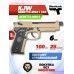 Страйкбольный пистолет KJW Beretta M9A1 Tan (6 мм, GBB, Gas, с резьбой)