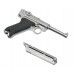 Страйкбольный пистолет WE Luger P-08 4 дюйма (6 мм, GBB, Gas, хром)