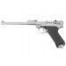 Страйкбольный пистолет WE Luger P-08 8 дюймов (6 мм, Blowback, Gas, Хром)