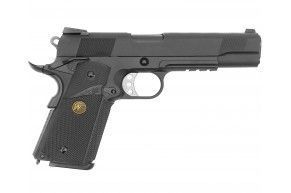 Страйкбольный пистолет WE Colt M1911A1 M.E.U. (6 мм, GBB, Gas, Weaver, черный)
