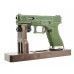 Страйкбольный пистолет WE Glock 17 G-Force (6 мм, GBB, Gas, зеленый, хромированный ствол)