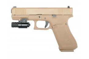 Страйкбольный пистолет WE Glock 17 Gen5 (6 мм, GBB, Gas, Tan F)