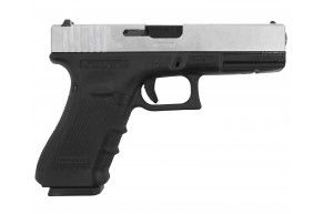 Страйкбольный пистолет WE Glock 18 Gen4 (6 мм, GBB, Gas, Хром)