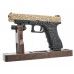 Страйкбольный пистолет WE Glock 34 Gen3 (6 мм, GBB, Gas, под бронзу, с гравировкой)