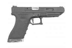Страйкбольный пистолет WE Glock 34 G-Force (6 мм, GBB, Gas, хром, черный, WET-3)