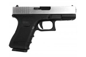 Страйкбольный пистолет WE Glock 19 Gen3 (6 мм, GBB, Gas, хром)