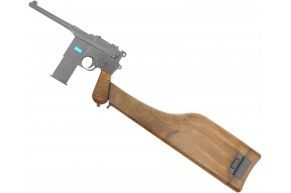 Страйкбольный пистолет WE Mauser 712 C96 (6 мм, GBB, длинный магазин, пластик)