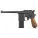 Страйкбольный пистолет WE Mauser 712 C96 (6 мм, GBB, длинный магазин, пластик)