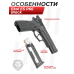 Пневматический пистолет Ekol ES P66 Black 4.5 мм (металл, Browning HP)