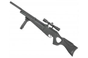 Пневматическая винтовка Hatsan Flash 101 QE Set 5.5 мм (3 Дж, насос, прицел 4x32, сошки, чехол)