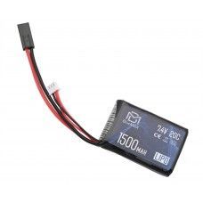 Аккумулятор BlueMax Li-Po 7.4V 1500mAh 20C Stick PEQ AN-15 (16x43x65 мм, Mini Tamiya)
