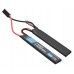 Аккумулятор BlueMax Li-Po 7.4V 1100mAh 20C Nunchuck 2x (5.2x21x102 мм)
