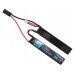 Аккумулятор BlueMax Li-Po 7.4V 1100mAh 20C Nunchuck 2x (5.2x21x102 мм)