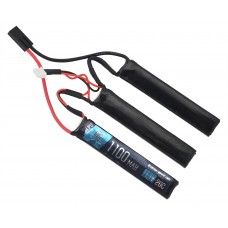Аккумулятор BlueMax Li-Po 11.1V 1100mAh 20C Triple 3x (5.5x20x103 мм, Mini Tamiya)