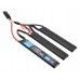 Аккумулятор BlueMax Li-Po 11.1V 1100mAh 20C Triple 3x (5.5x20x103 мм, Mini Tamiya)