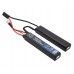 Аккумулятор BlueMax Li-Po 7.4V 3300mAh 30C Nunchuck 2x (19x21x128 мм, Mini Tamiya) Аккумулятор BlueMax Li-Po 7.4V 3300mAh 30C Nunchuck 2x (19x21x128 мм, Mini Tamiya)