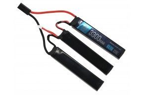 Аккумулятор BlueMax Li-Po 11.1V 3300mAh 20C Triple 3x (17x20x105 мм, Mini Tamiya)