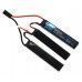 Аккумулятор BlueMax Li-Po 11.1V 3300mAh 20C Triple 3x (17x20x105 мм, Mini Tamiya)