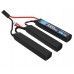 Аккумулятор BlueMax Li-Po 11.1V 3300mAh 20C Triple 3x (17x20x105 мм, Mini Tamiya)