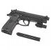 Пневматический пистолет Stalker S92PL 2 (4.5 мм, Beretta M92, пластик) 