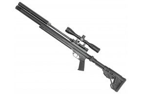 Пневматическая винтовка Jager SPR Карабин 6.35 мм (470 мм, металл, складная, AP)