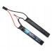 Аккумулятор BlueMax Li-Po 7.4V 2600mAh 20C Nunchuck 2x (128x21x12 мм, Mini Tamiya)