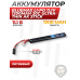 Аккумулятор BlueMax Li-Po 11.1V 1200mAh 20C Ultra-Thin AK Stick (14x17x185 мм, Mini Tamiya)